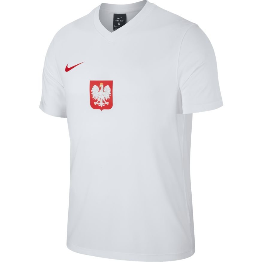 Koszulka NIKE POLSKA BREATHE TOP 2020 DOMOWA CD0876 100 Koszulki